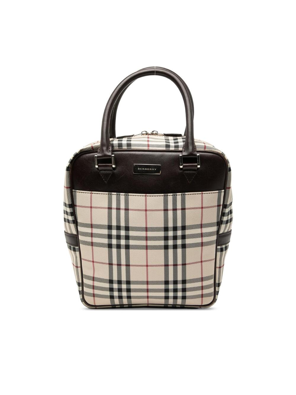 Burberry House Check Canvas Handbag #356485B38B
